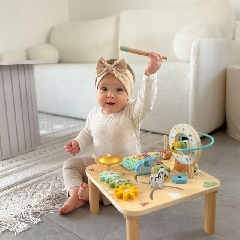 Wooden Educational Table Musical Sensory Maze 5in1, photo 12