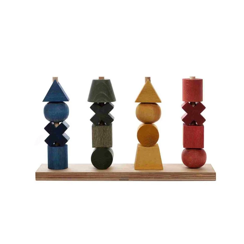 Wooden Fence Puzzle XL, Colorful