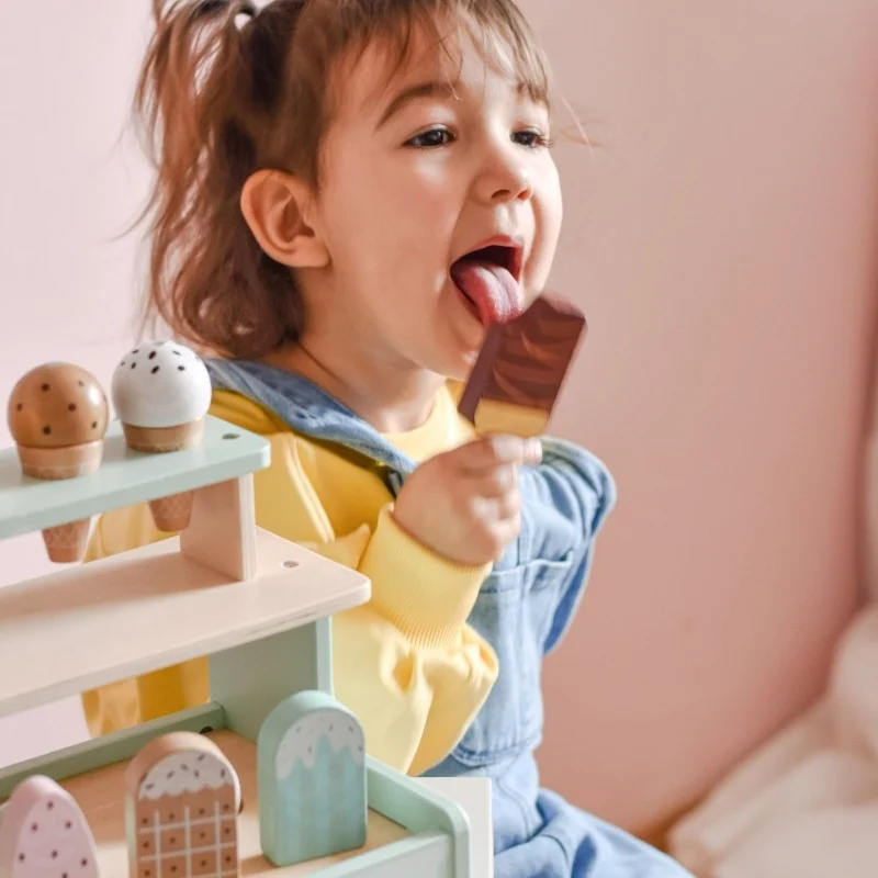 Wooden Ice Cream Shop Set with Ice Cream Stand, photo 9