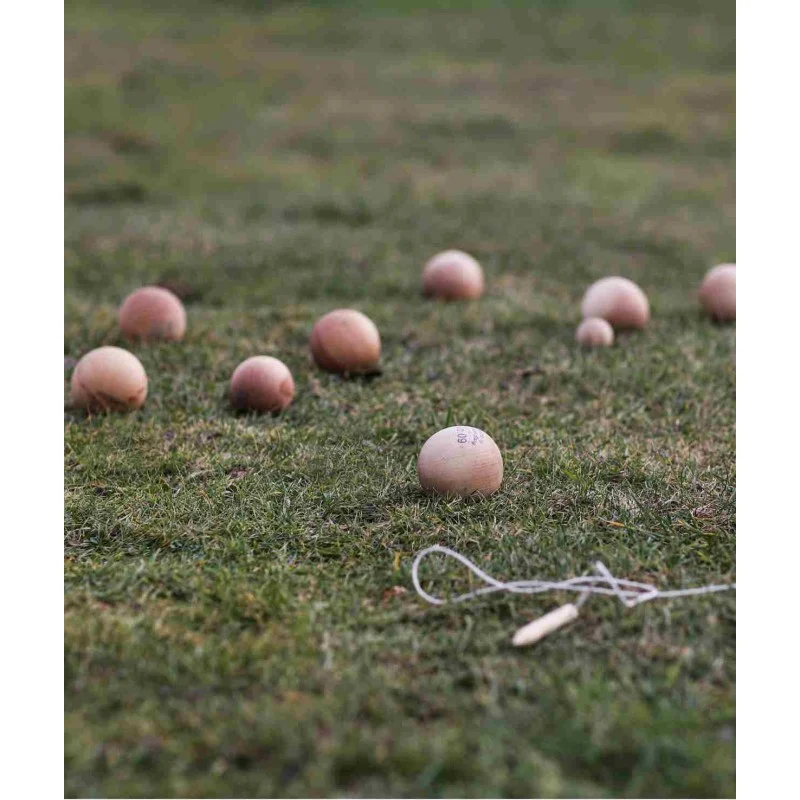 Wooden Pétanque Game, 8 Balls and Cochonnet, photo 2