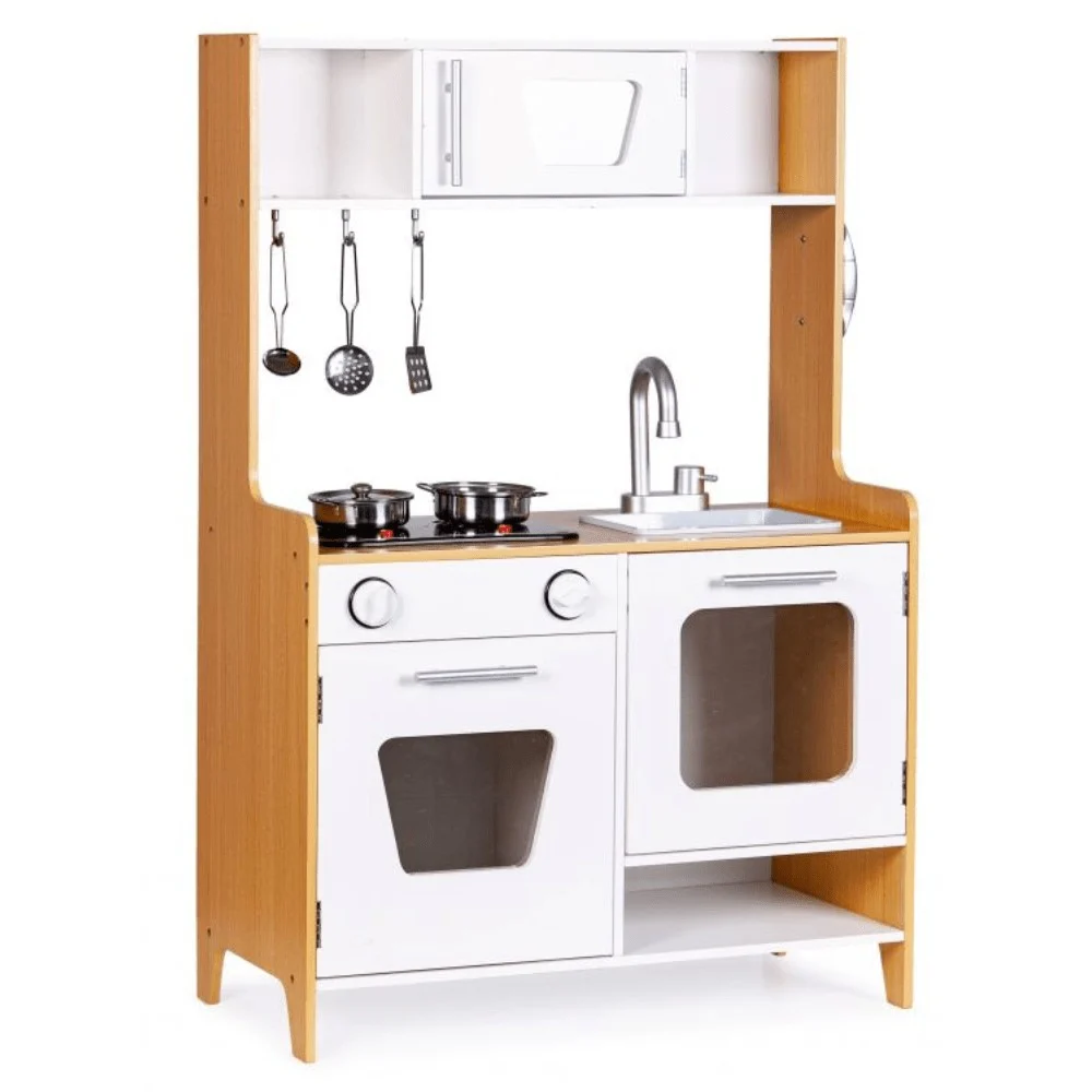 Wooden Play Kitchen with Multimedia Burners, photo 7