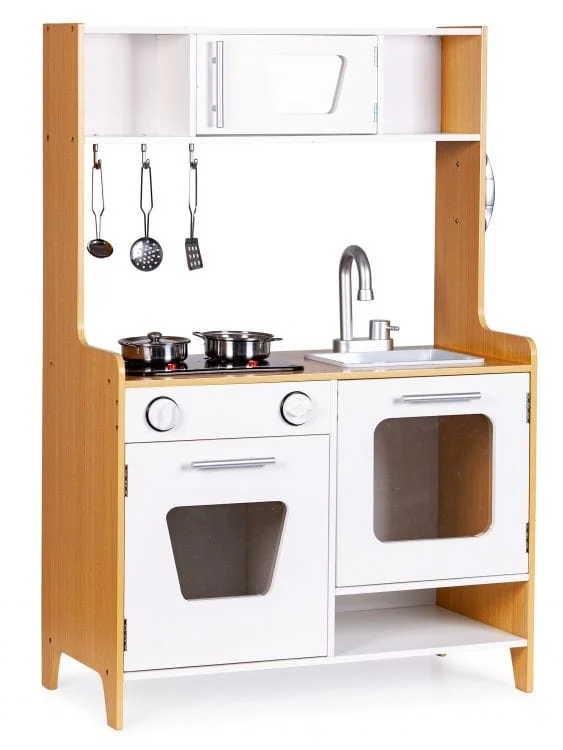 Wooden Play Kitchen with Multimedia Burners, photo 3