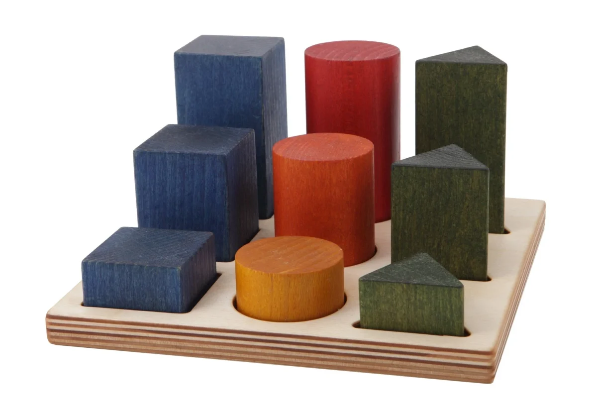 Wooden Shape Sorting Blocks