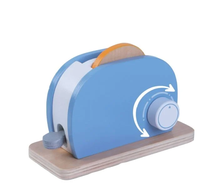 Wooden Toaster Set with Bread and Butter, 9 Pieces, photo 2