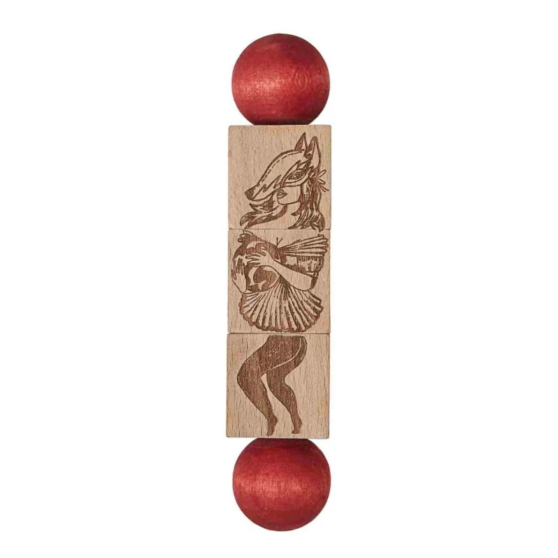 Wooden Story Commedia Dell’Arte — Wooden Spinning Puzzle