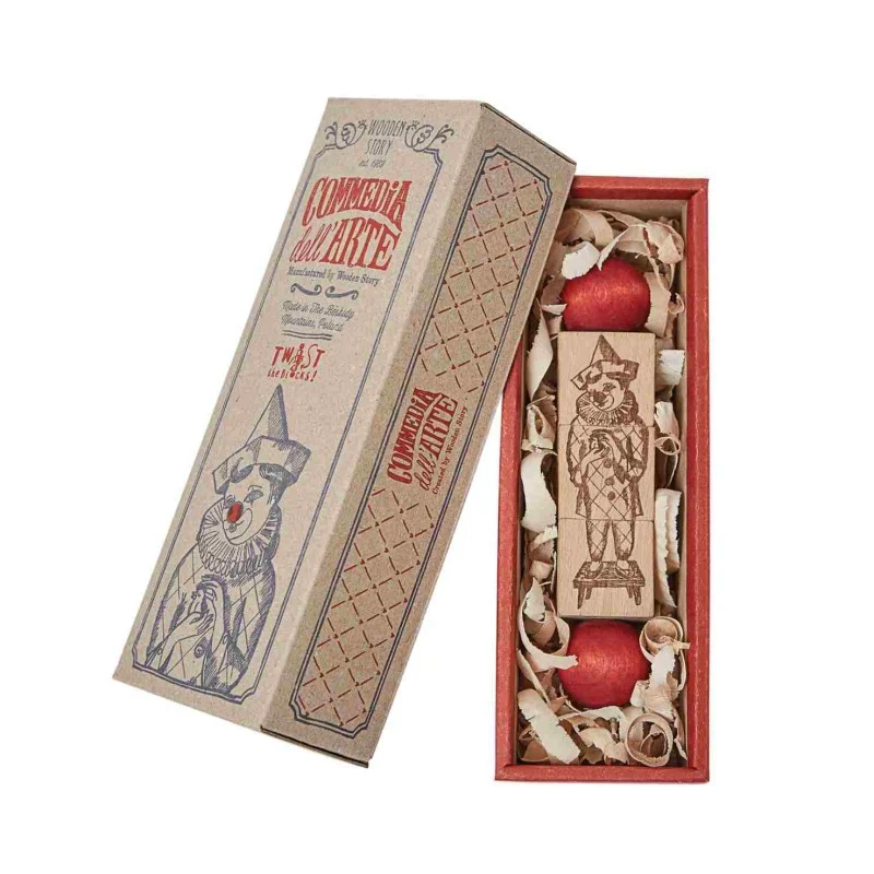 Wooden Story Commedia Dell’Arte — Wooden Spinning Puzzle, photo 8