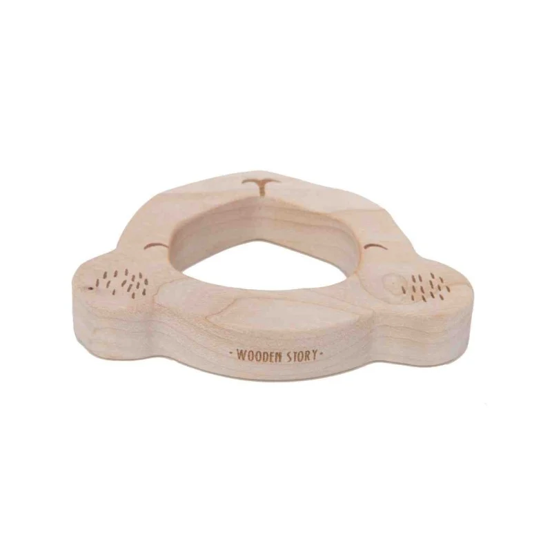 Maple Wood Teether, Animal Designs, photo 2