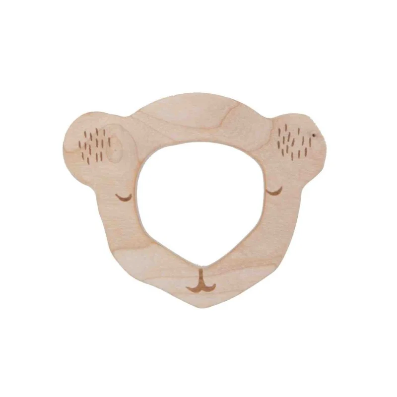 Maple Wood Teether, Animal Designs