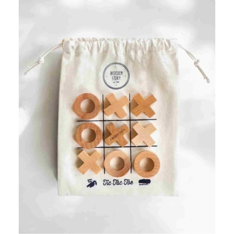 Wooden Travel Tic-Tac-Toe Game, photo 3