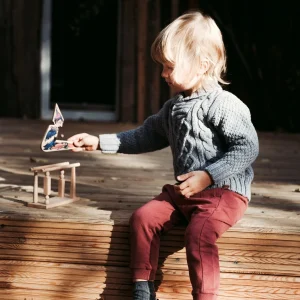 Wooden Acrobat Boy Toy on a Bar, photo 2