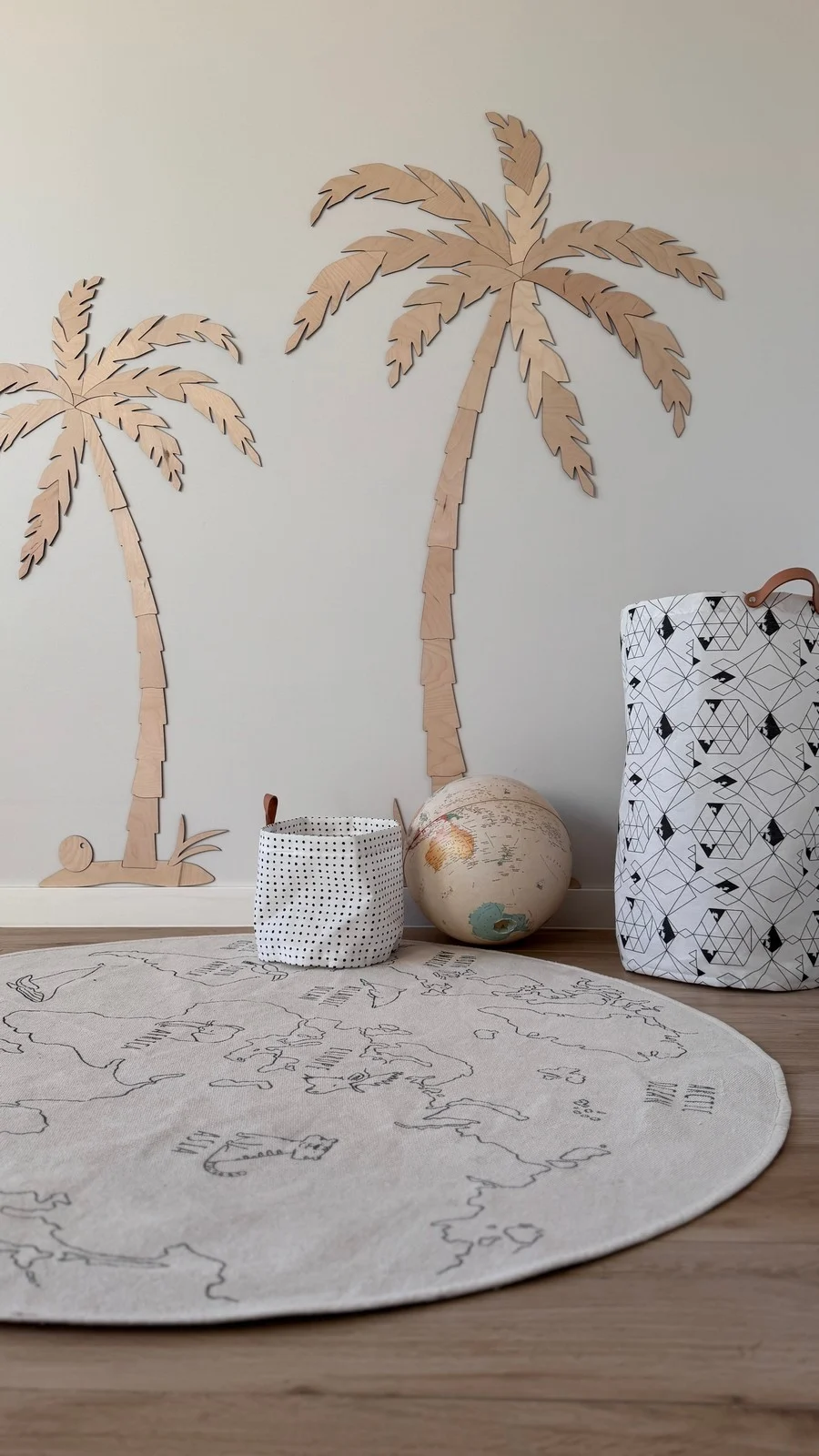 Wooden Wall Decor, Set of Two Palm Trees, photo 5