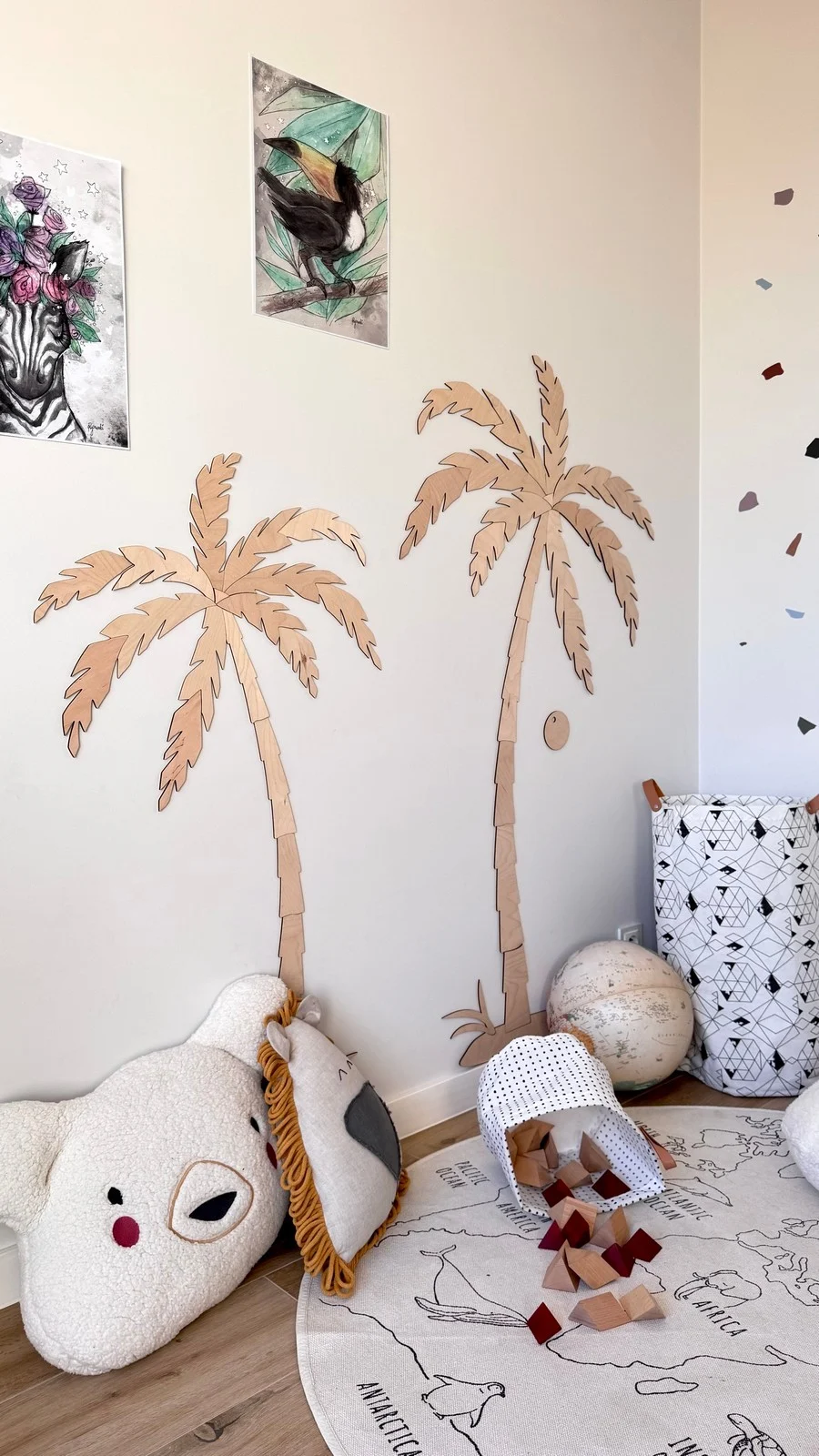 Wooden Wall Decor, Set of Two Palm Trees, photo 6