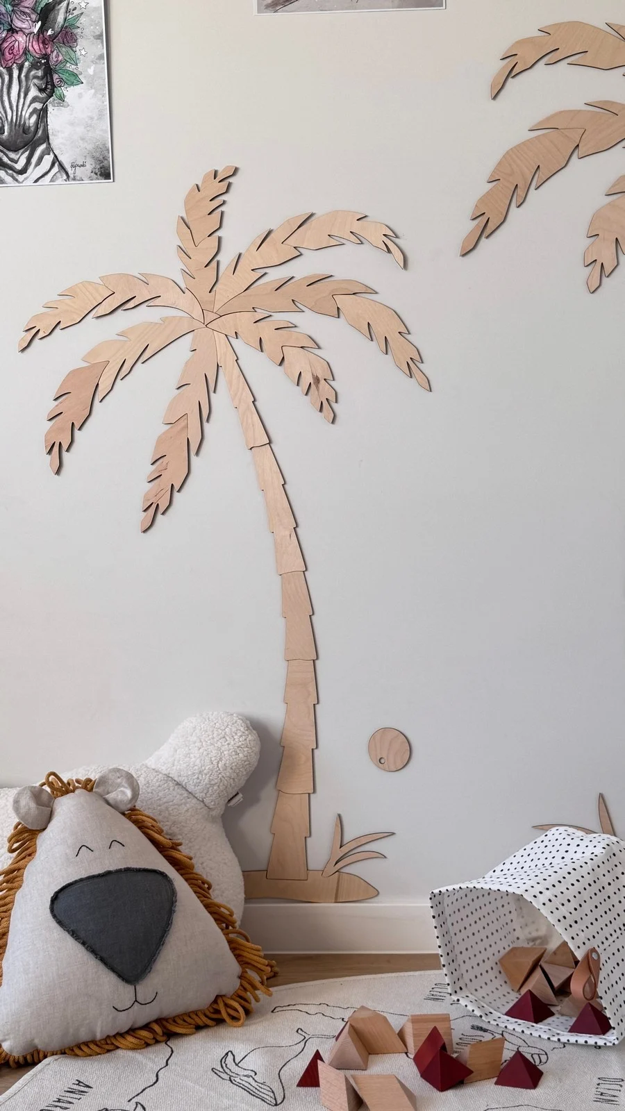 Wooden Wall Decor, Set of Two Palm Trees, photo 2