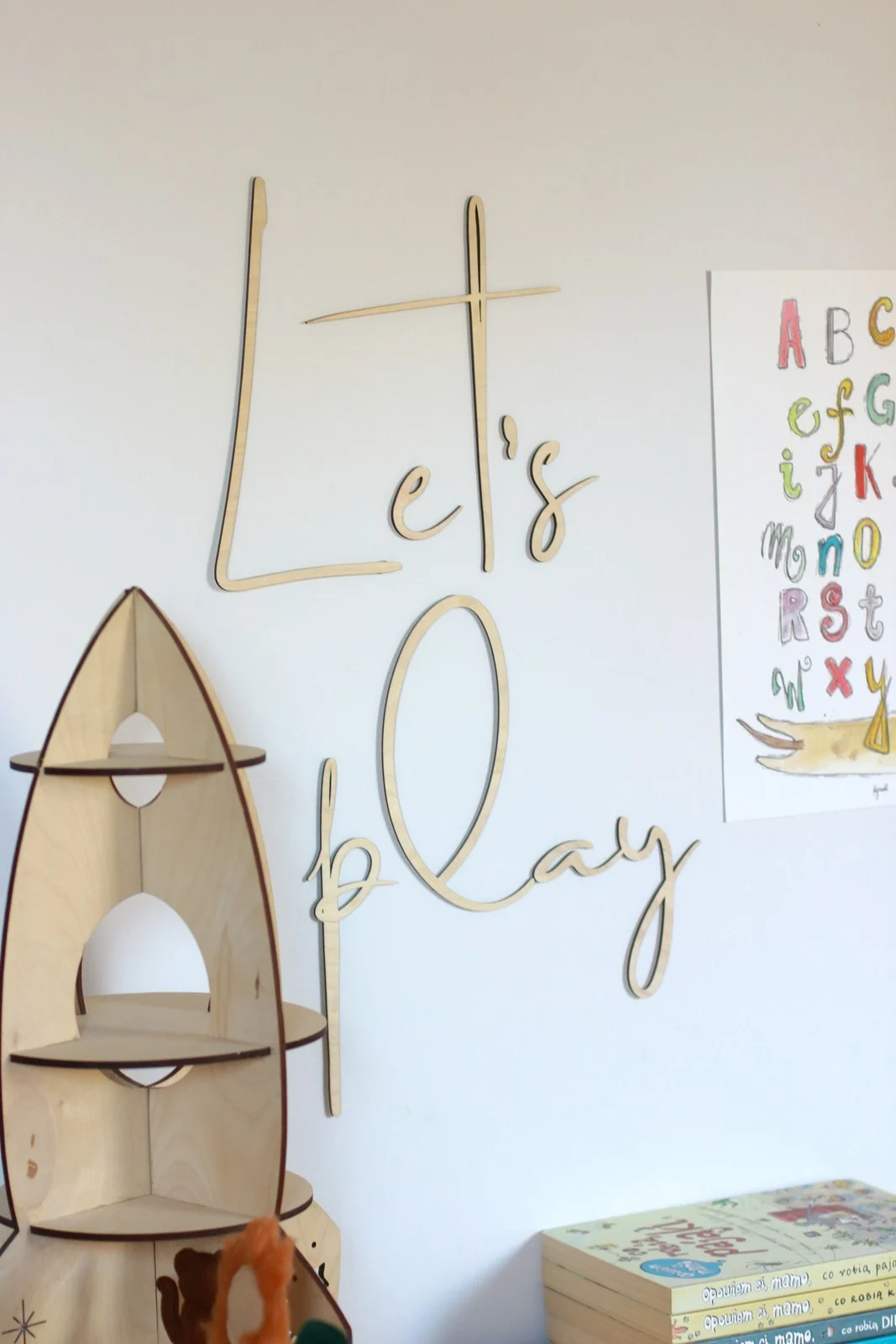 Wooden Wall Sign for Kids’ Rooms, 10 Phrases, photo 2