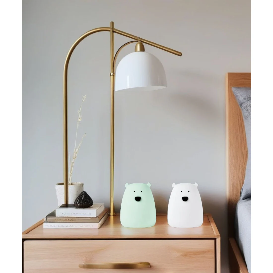 Set of Two Mini Bear Night Lights, photo 3