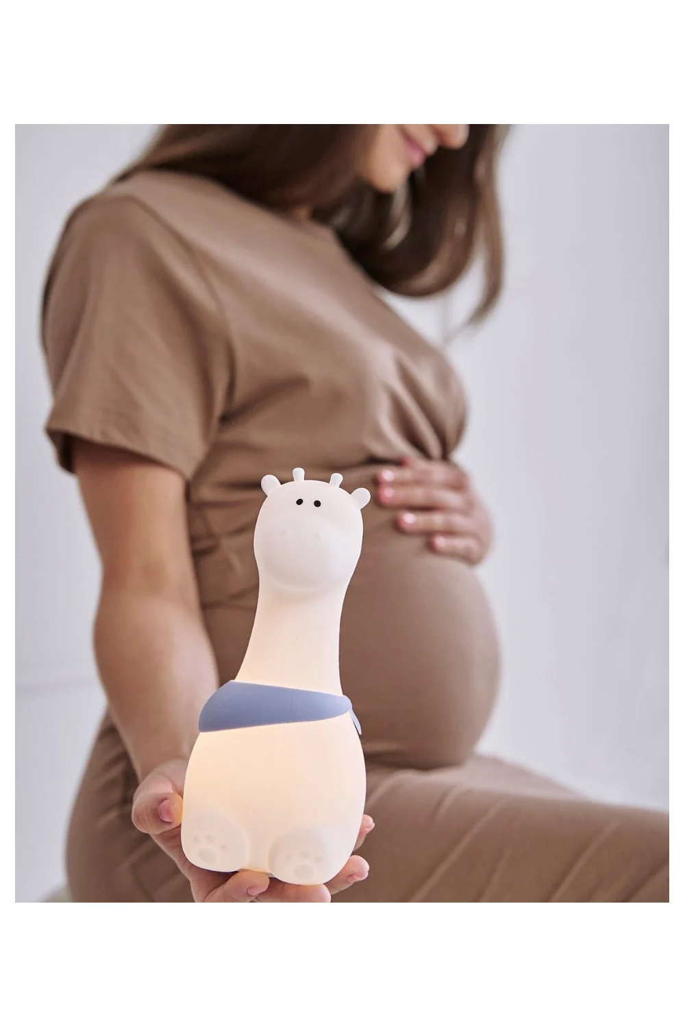 Giraffe Silicone Lamp, White, photo 6
