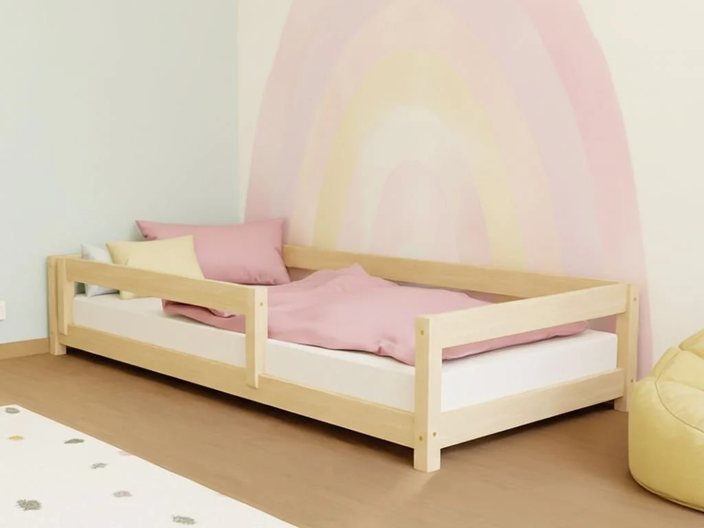 Benlemi LUCKY — Low Spruce Bed with Open Entrance, 120–140 cm, photo 10