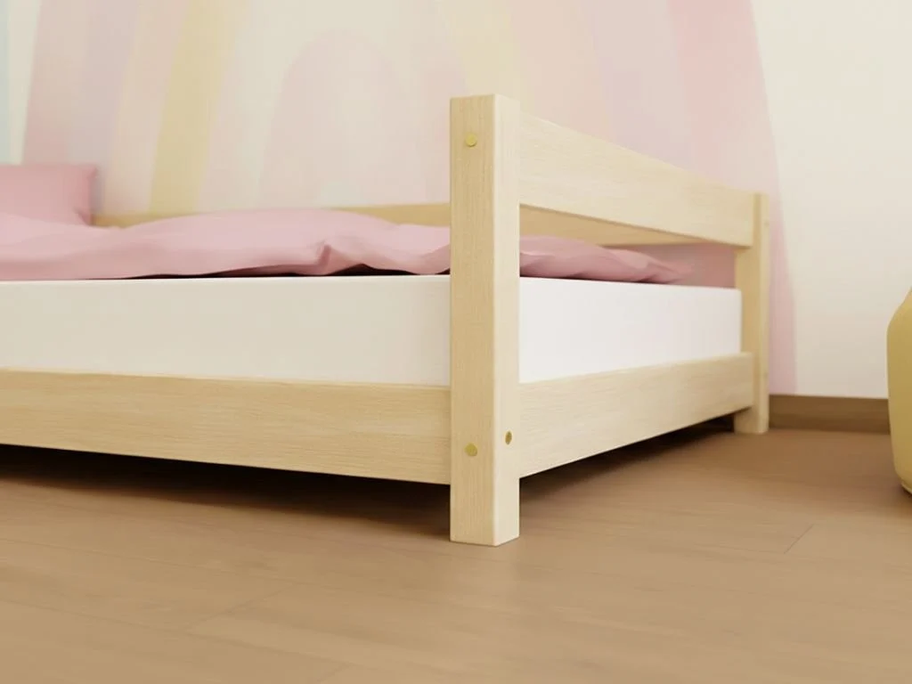 Benlemi LUCKY — Low Spruce Bed with Open Entrance, 80–90 cm, photo 11