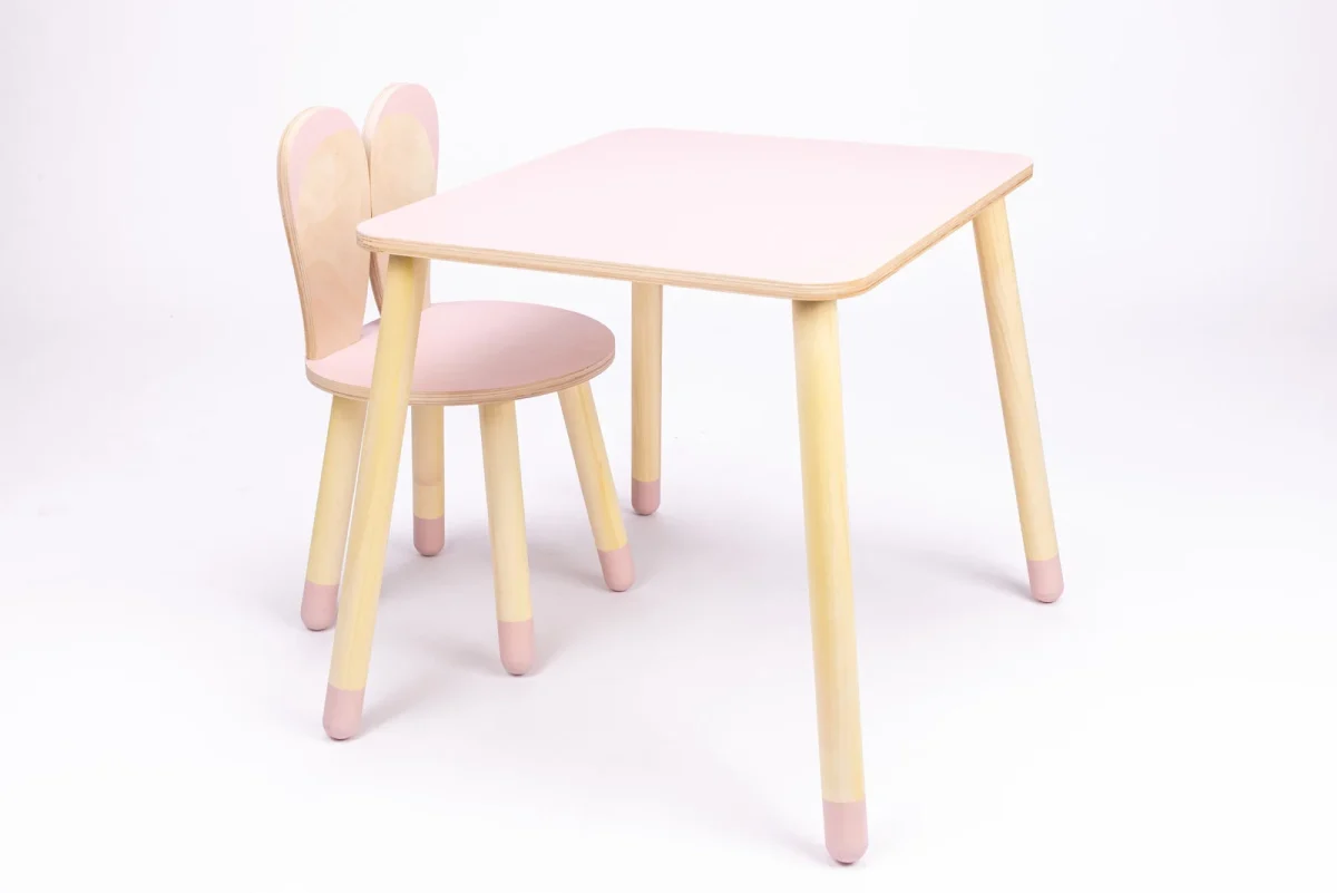 Bunny-Shaped Wooden Chair for Toddlers, photo 2