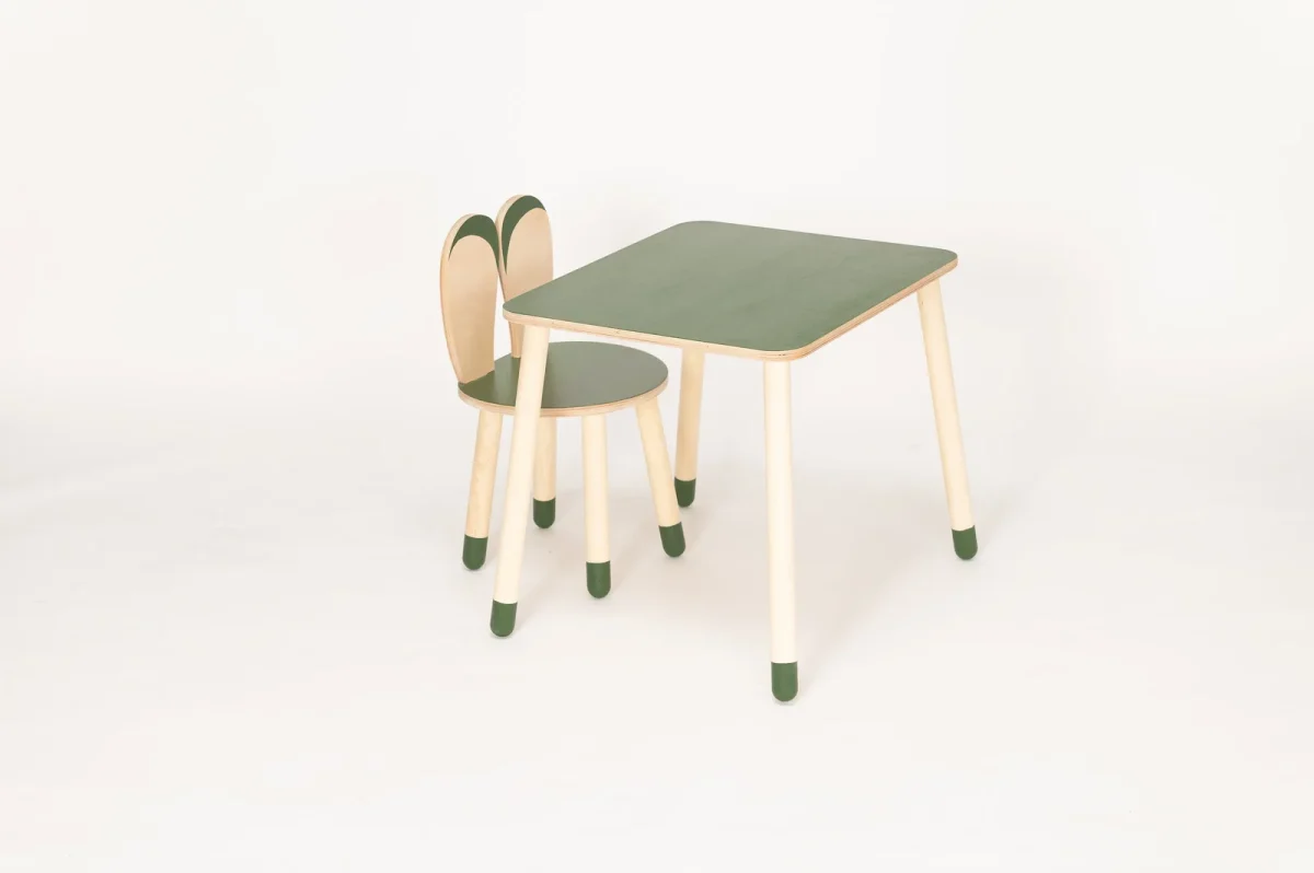 Bunny-Shaped Wooden Chair for Toddlers, photo 4