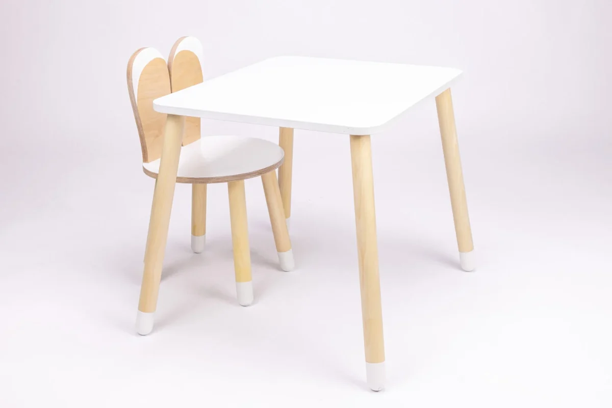 Bunny Table and Chair Set in Birch Plywood, photo 2