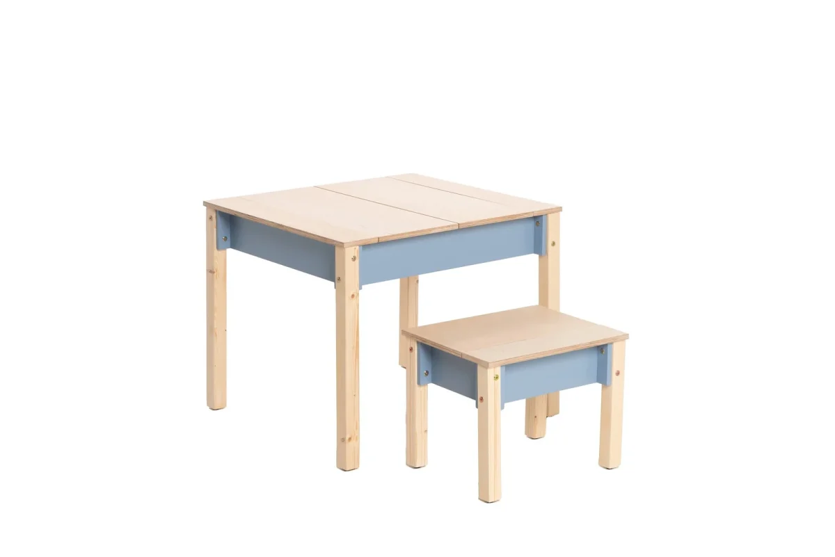 Kids’ Table and Chair Set with Hidden Storage, photo 11