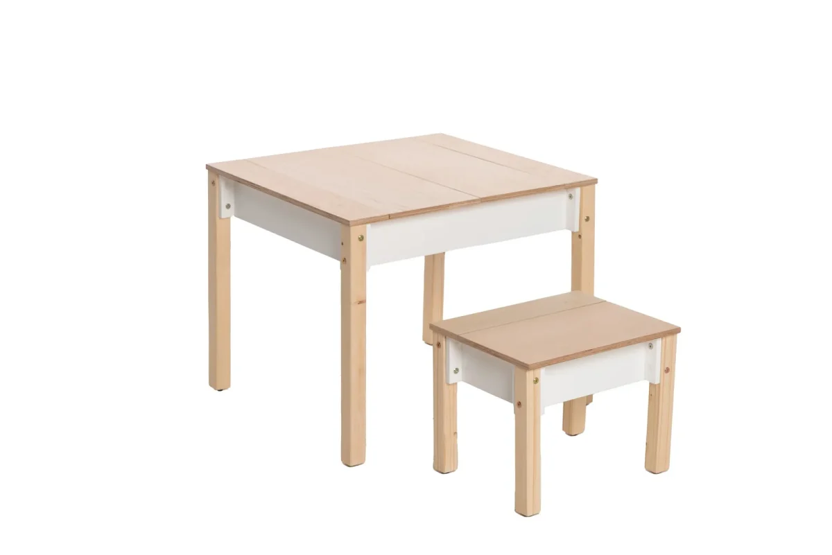 Kids’ Table and Chair Set with Hidden Storage, photo 22
