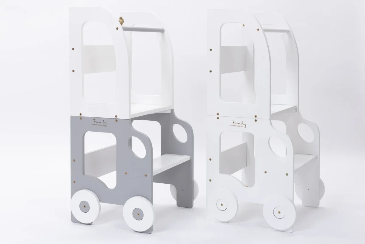 Car-Shaped Kitchen Helper Tower and Learning Table, photo 4
