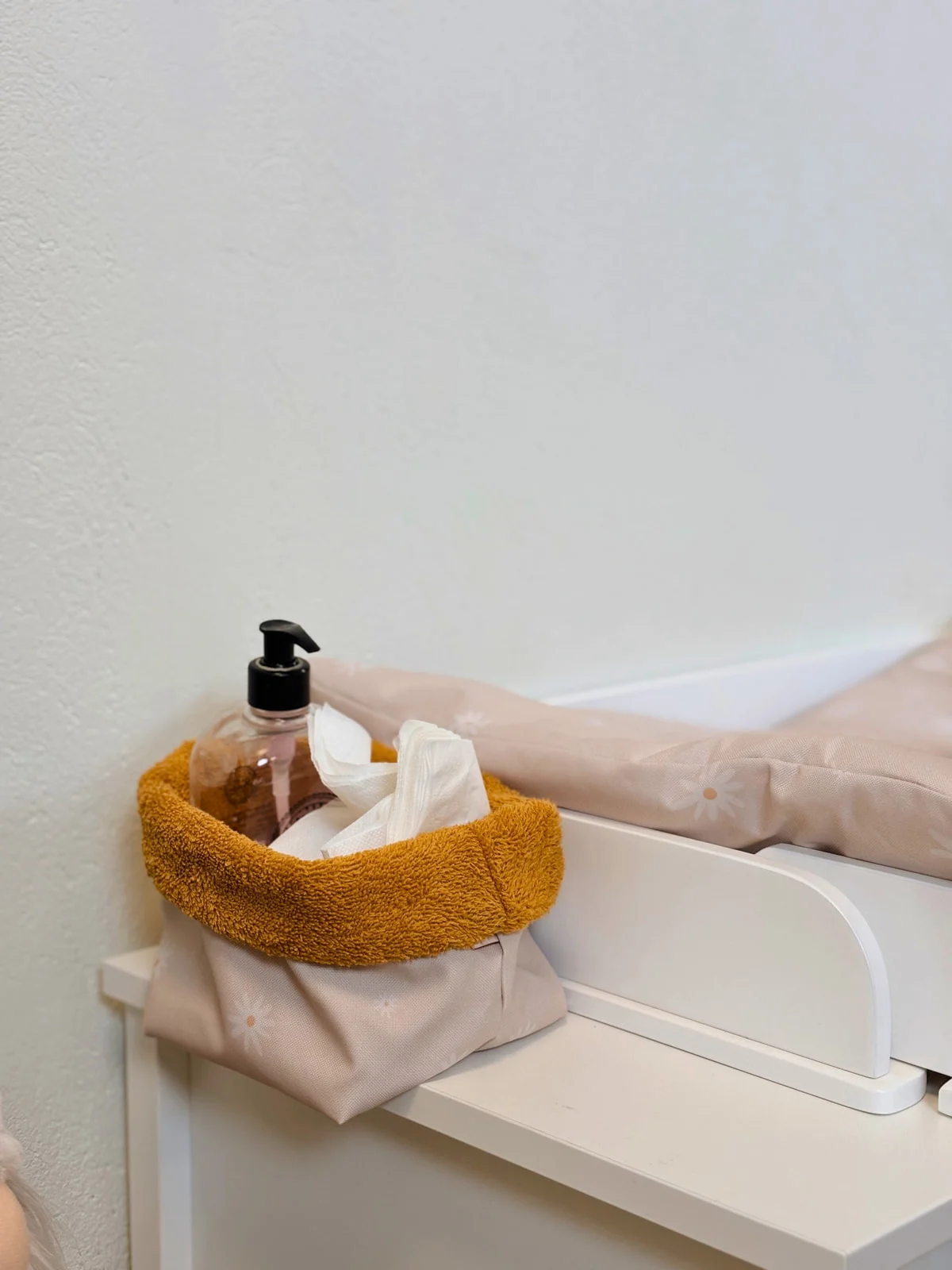 Small Fabric Storage Basket for the Changing Table, photo 5