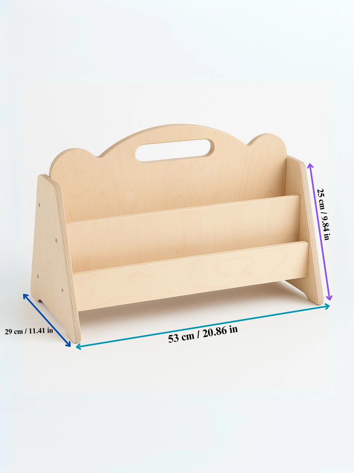 Double-Sided Montessori Book Display, 4 Tiers, photo 2