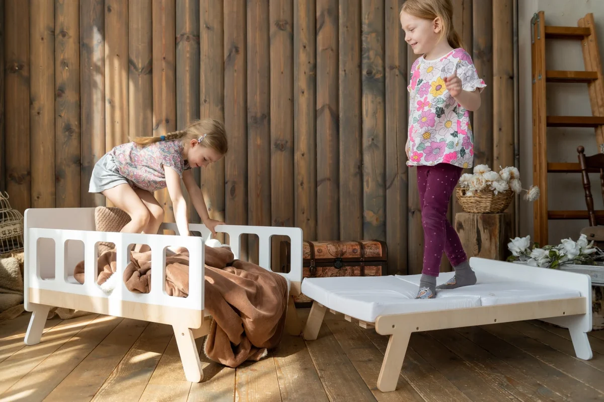 Extendable Growing Bed and Sofa with Mattress, photo 13