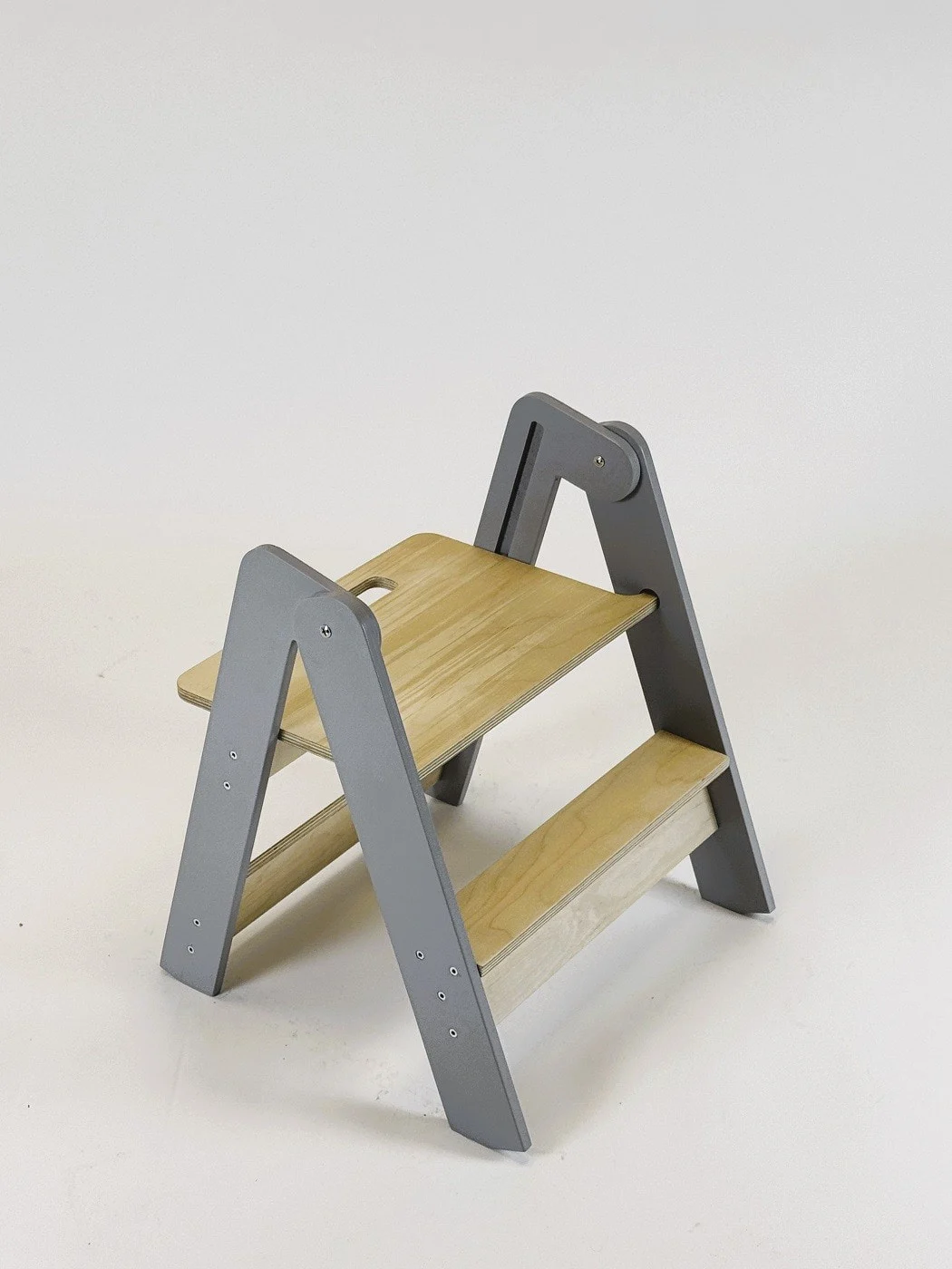 Foldable Birch Plywood Step Stool for Kids