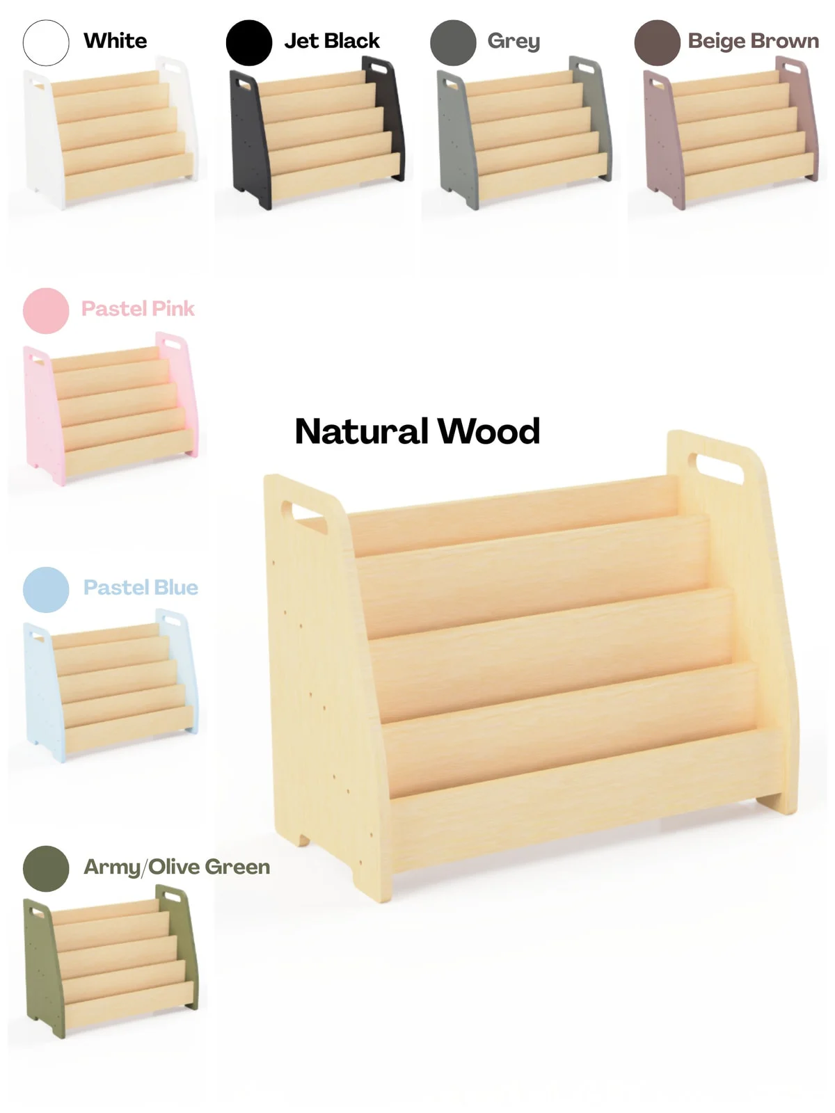 Front-Facing Montessori Book Display, 4 Tiers, photo 3