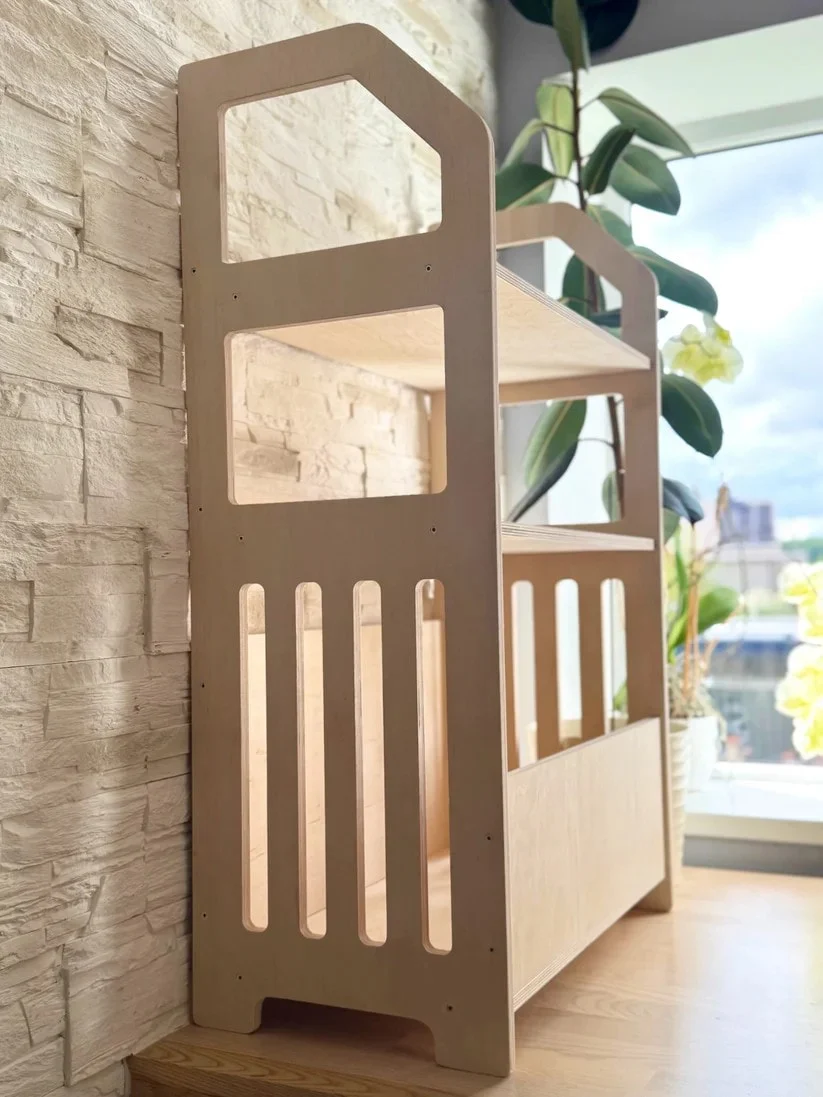 Montessori Shelf with Deep Bottom Compartment, 100 cm, photo 2