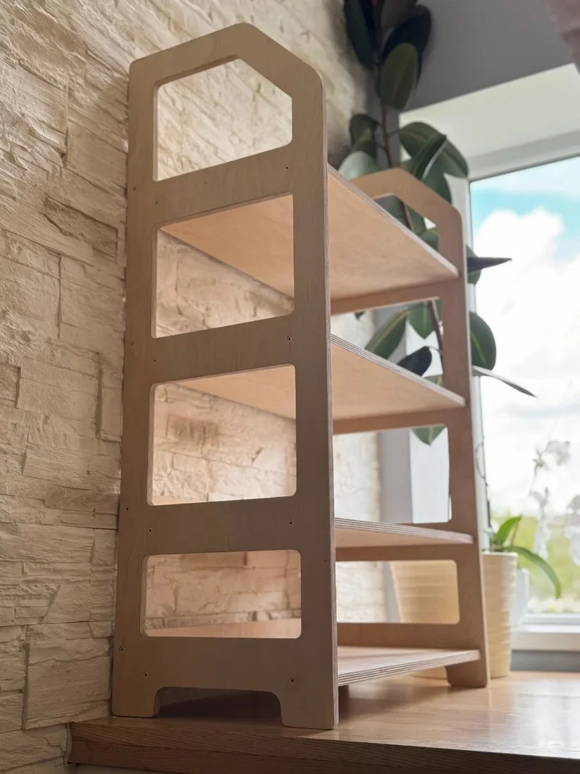 Montessori Toy Shelf with 4 Open Levels, 100 cm, photo 4