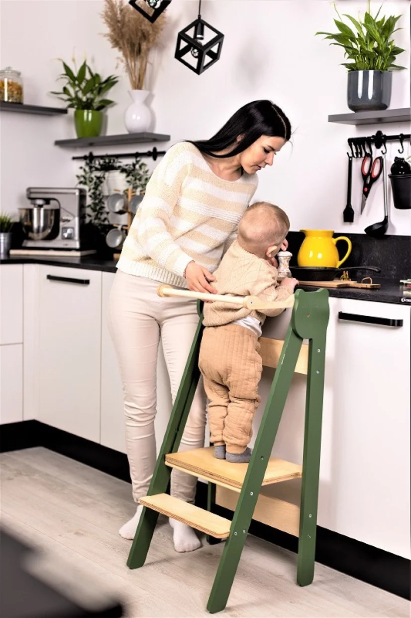 Adjustable Folding Kitchen Step Stool, 90 cm, up to 50 kg, photo 2