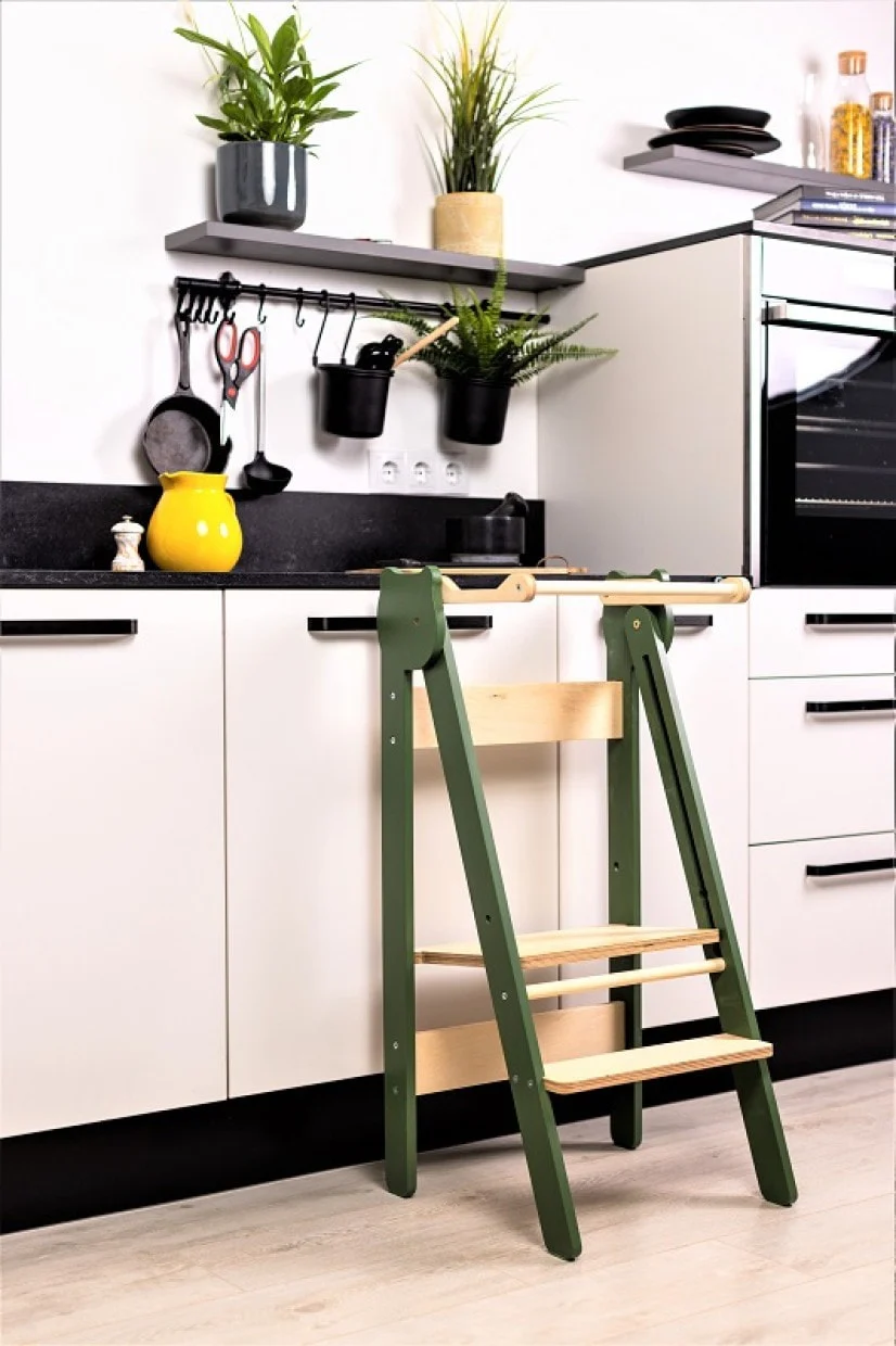 Adjustable Folding Kitchen Step Stool, 90 cm, up to 50 kg, photo 3