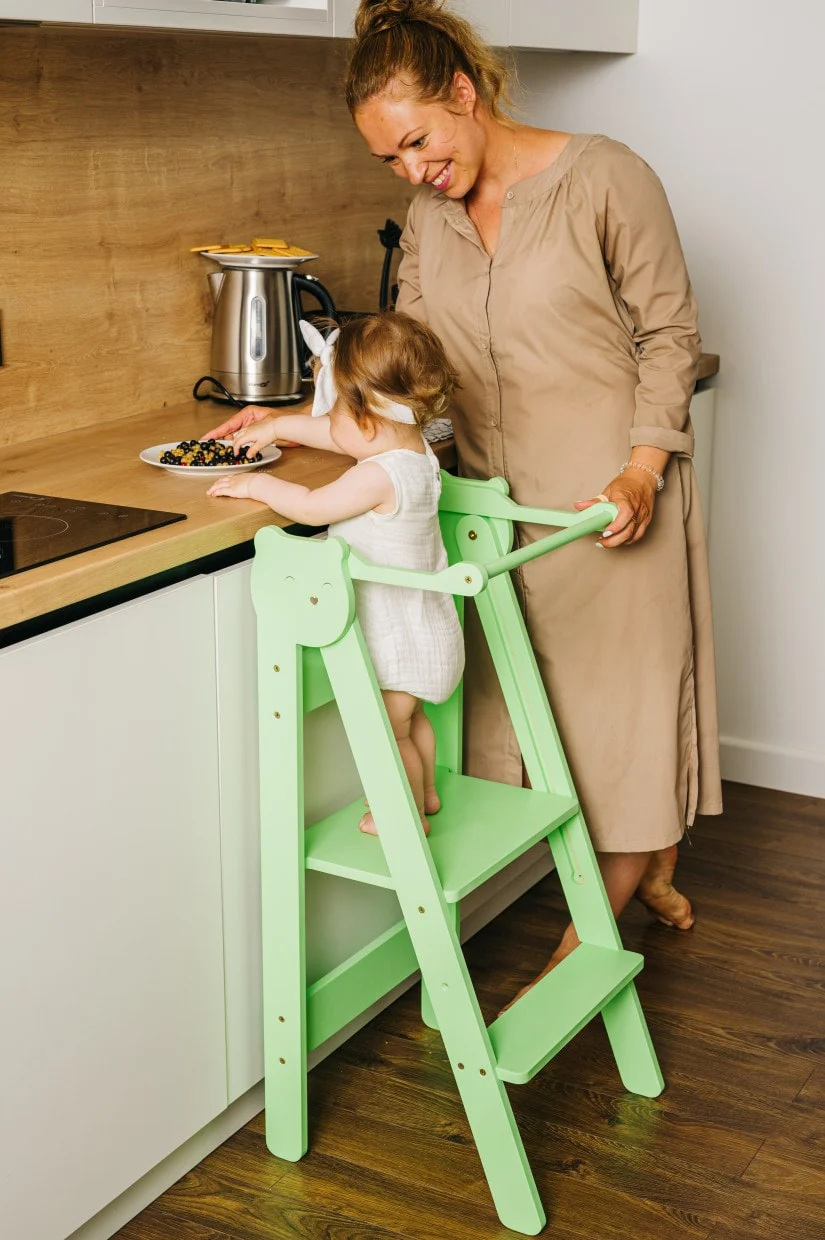 Adjustable Folding Kitchen Step Stool, 90 cm, up to 50 kg, photo 7
