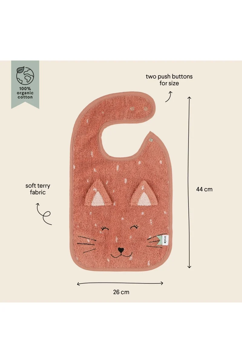 Adjustable Organic Cotton Baby Bib, photo 4
