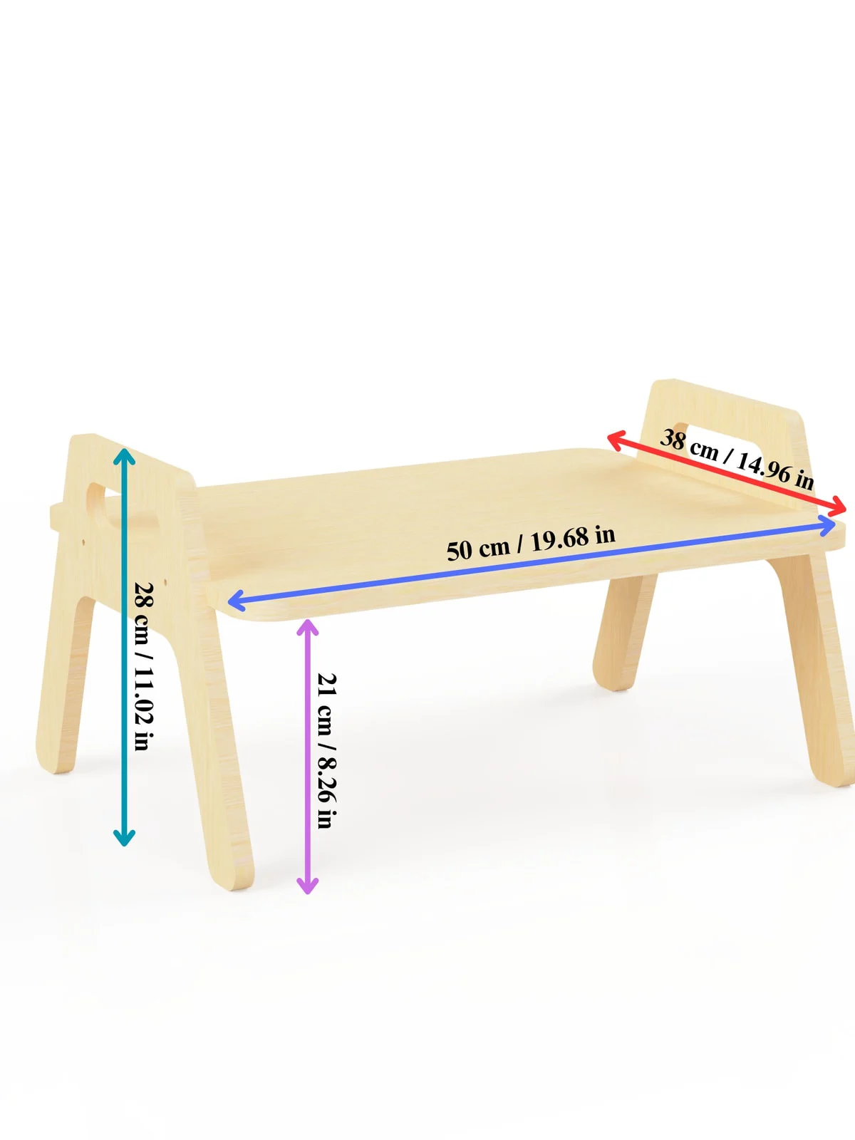 Low Montessori Floor Table for Toddlers, 21 cm, photo 3