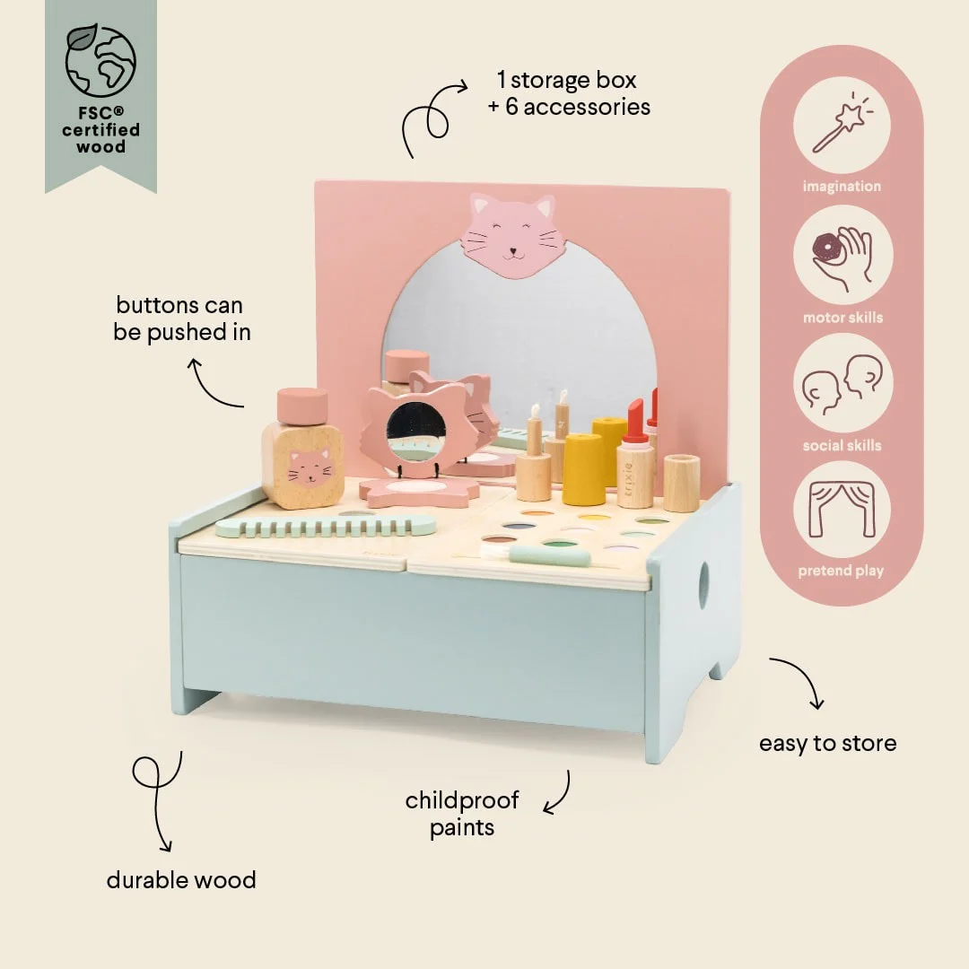 Wooden Play Make-Up Set in a Box, 3+, photo 8